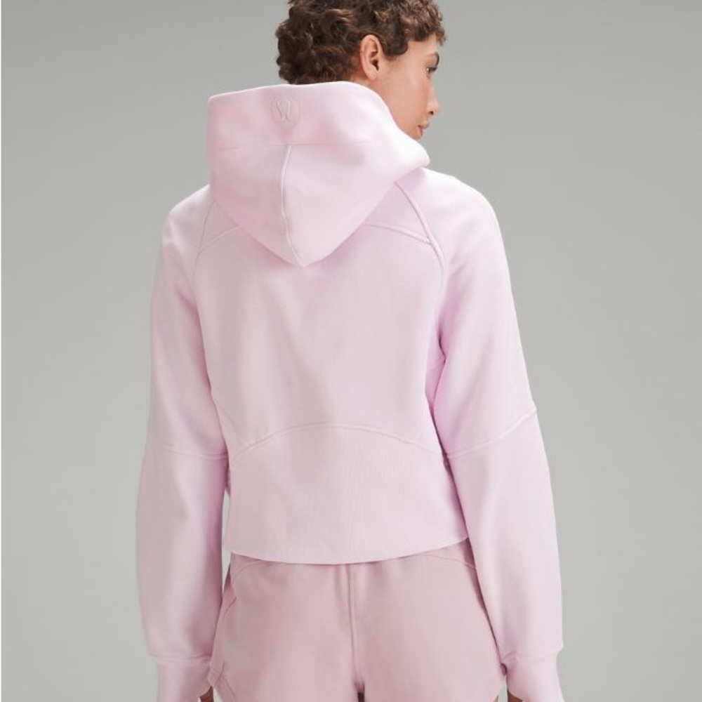 Full zip lululemon pink scuba